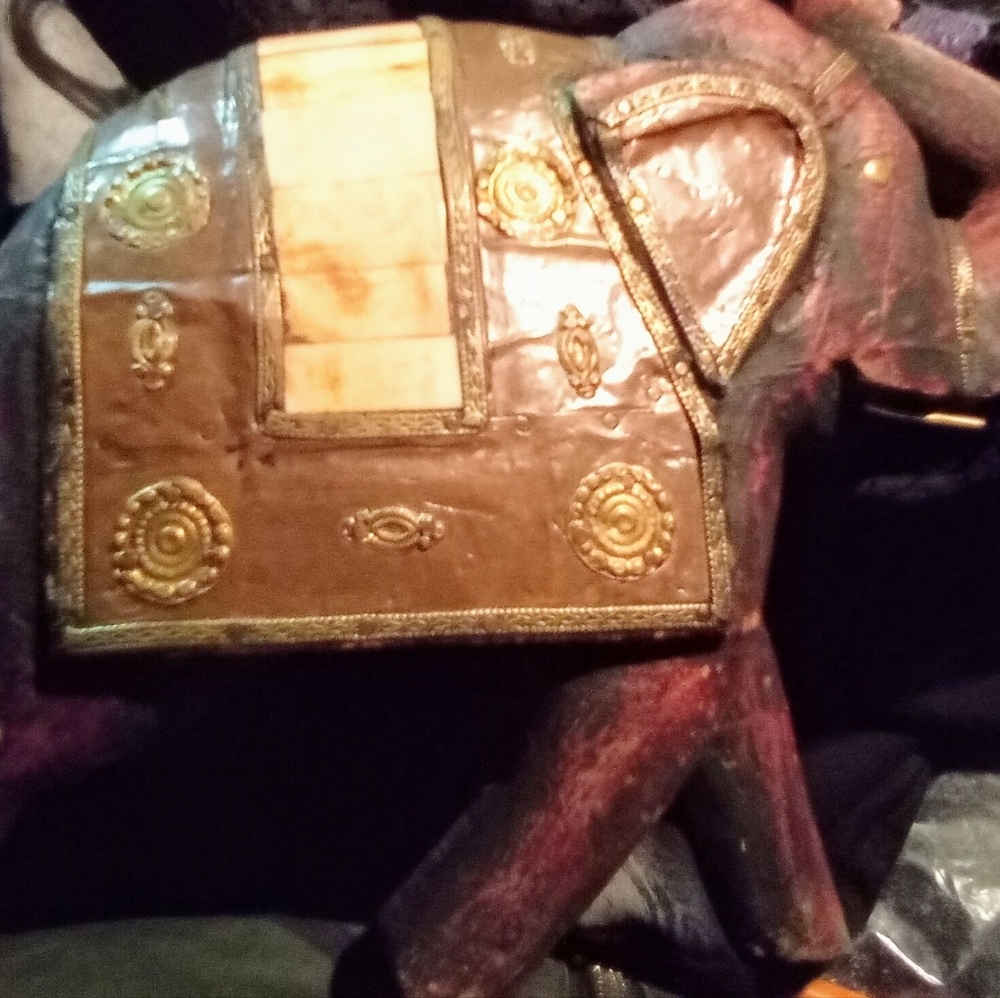 Vintage elephant decorative statue